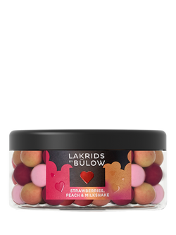 LAKRIDS BY BÜLOW Mixed Love Strawberry, Peach & Milkshake Chocolate Coated Liquorice, 515g, Multi
