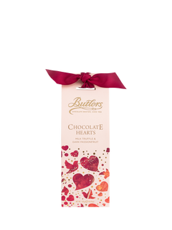 Butlers Foiled Chocolate Hearts Assortment in Tapered Box, 125g, Multi