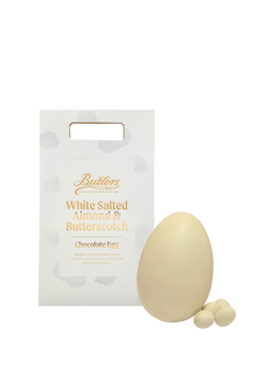 Butlers White Salted Almond & Butterscotch Chocolate Egg, 275g - view 2, Multi