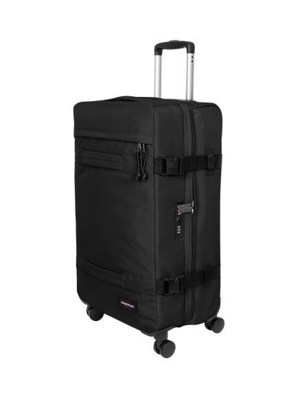 Eastpak Transit'r 4-Wheel Medium Suitcase, Black - view 2, Black