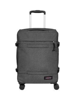 Eastpak Transit'r 4-Wheel Cabin Case, Black Denim, Black Denim