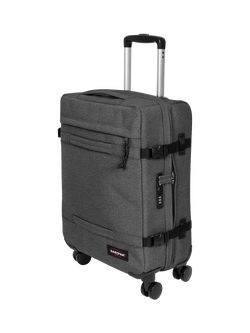 Eastpak Transit'r 4-Wheel Cabin Case, Black Denim - view 2, Black Denim