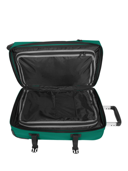 Eastpak Transit'r 2-Wheel 51cm Cabin Bag, 42L - view 2, Pineneedle Green