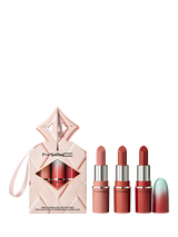 MAC Wildest Gleams Mini Lustreglass Nude Trio Holiday Makeup Gift Set