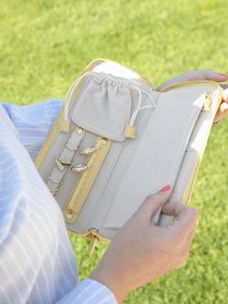 Stackers Jewellery Wallet - view 2, Butter Yellow