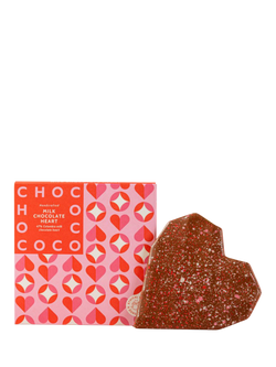 Chococo 47% Milk Chocolate Heart, 80g, Multi