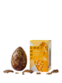 Chococo 47% Milk Chocolate & Salted Honeycomb Easter Egg, 175g, Multi