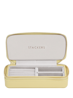 Stackers Medium Travel Jewellery Box, Butter Yellow