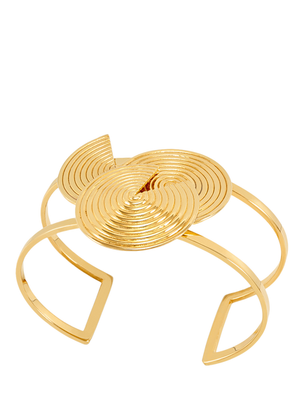 Rachel Jackson London Evolve Statement Bangle, Gold, Gold
