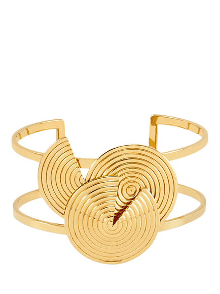 Rachel Jackson London Evolve Statement Bangle, Gold - view 2, Gold