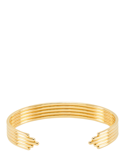 Rachel Jackson London Lifestream Statement Bangle, Gold