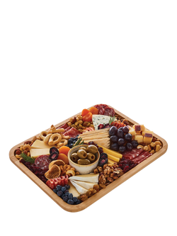 Farberware Build-a-Board Bamboo Rectangular Platter with Cover, 35cm - view 2, 