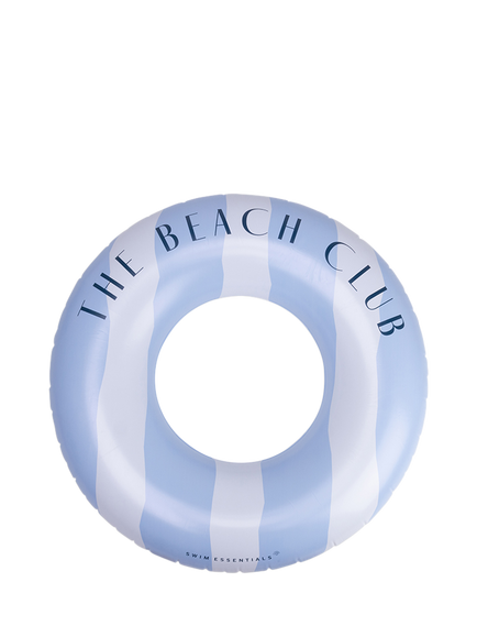 Swim Essentials The Beach Club Striped Swim Ring, Blue/White, Multi