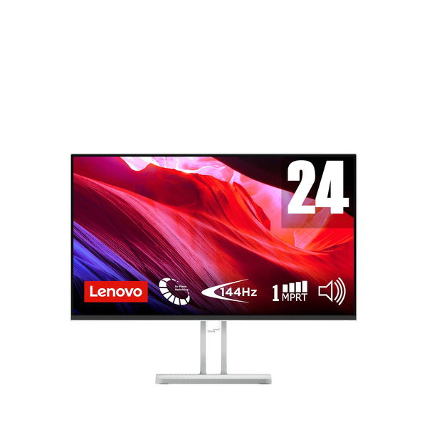 Lenovo L24-4C Full HD Gaming Monitor, 23.8”, Cloud Grey