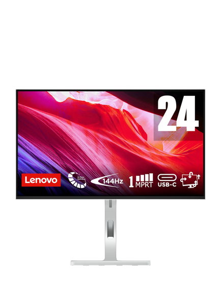Lenovo L24D-4C Full HD Monitor, 23.8”, Cloud Grey, Cloud Grey