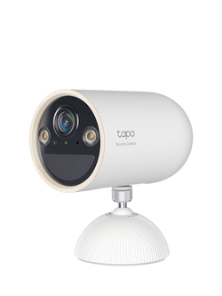 TP-Link Tapo C460 4K Outdoor Smart Security Camera, Battery, Black & White, Black And White