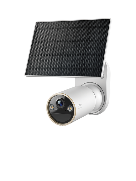 TP-Link Tapo C460 4K Outdoor Smart Security Camera, Solar-powered Kit, Black & White - view 2, Black And White