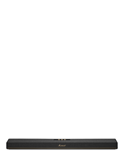 Marshall Heston 120 Bluetooth Wi-Fi Soundbar with Dolby Atmos, Black, Black