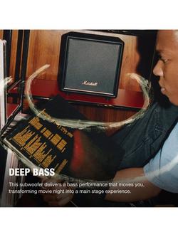 Marshall Heston Sub 200 Wireless Subwoofer, Black - view 2, Black