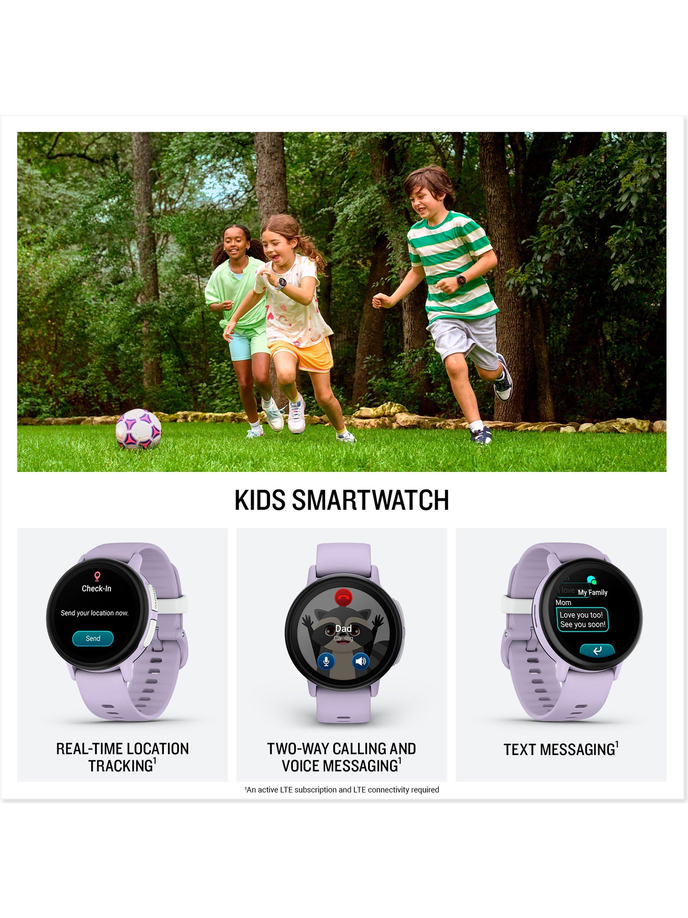 Garmin Bounce Kids GPS Smartwatch, Light Purple