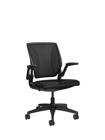 Humanscale World LM Mesh Office Chair, Black, Black Mesh
