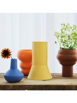 The Conran Shop Base Vase, H25cm, Yellow - view 2, Yellow