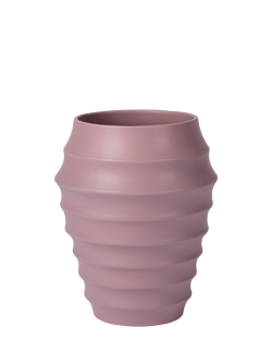 The Conran Shop Beehive Earthenware Vase, H22cm, Mauve, Mauve