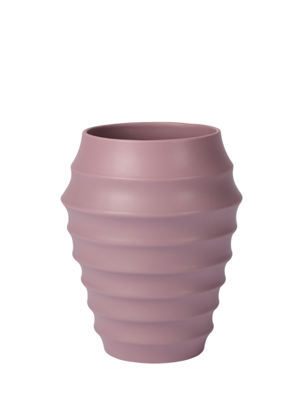 The Conran Shop Beehive Earthenware Vase, H22cm, Mauve, Mauve