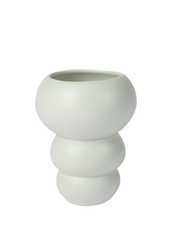 The Conran Shop Stacked Spheres Earthenware Vase, H18.5cm, Mint, Mint