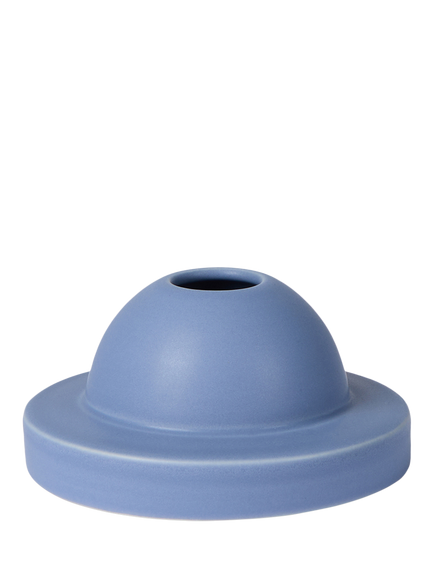 The Conran Shop Sunset Earthenware Vase, H6.5cm, Blue, Blue