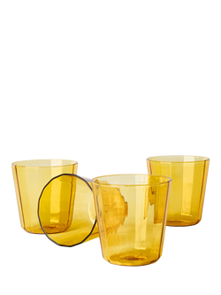 The Conran Shop Fade Glass Tumbler, Set of 4, 260ml, Amber, Amber