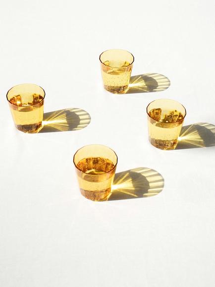 The Conran Shop Fade Glass Tumbler, Set of 4, 260ml, Amber - view 2, Amber