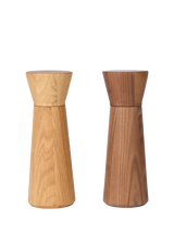 The Conran Shop Istria Wood Salt & Pepper Mills, Set of 2, Oak/Walnut