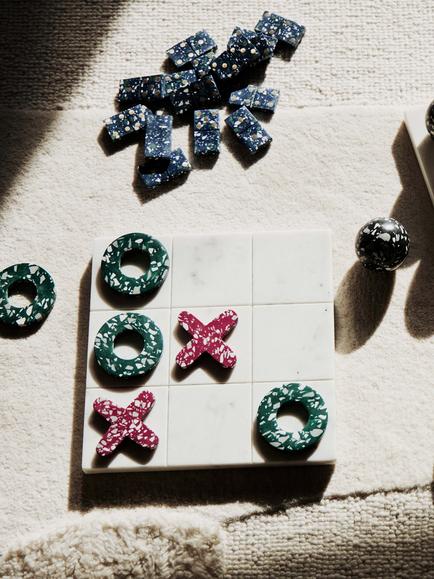 The Conran Shop Pietra Naughts & Crosses Set - view 2, Multi