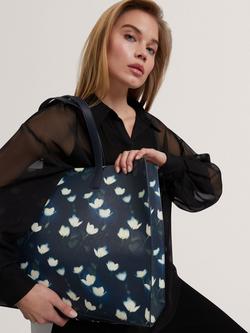 Ted Baker Tulipon Printed Tote Bag, Navy - view 2, Navy