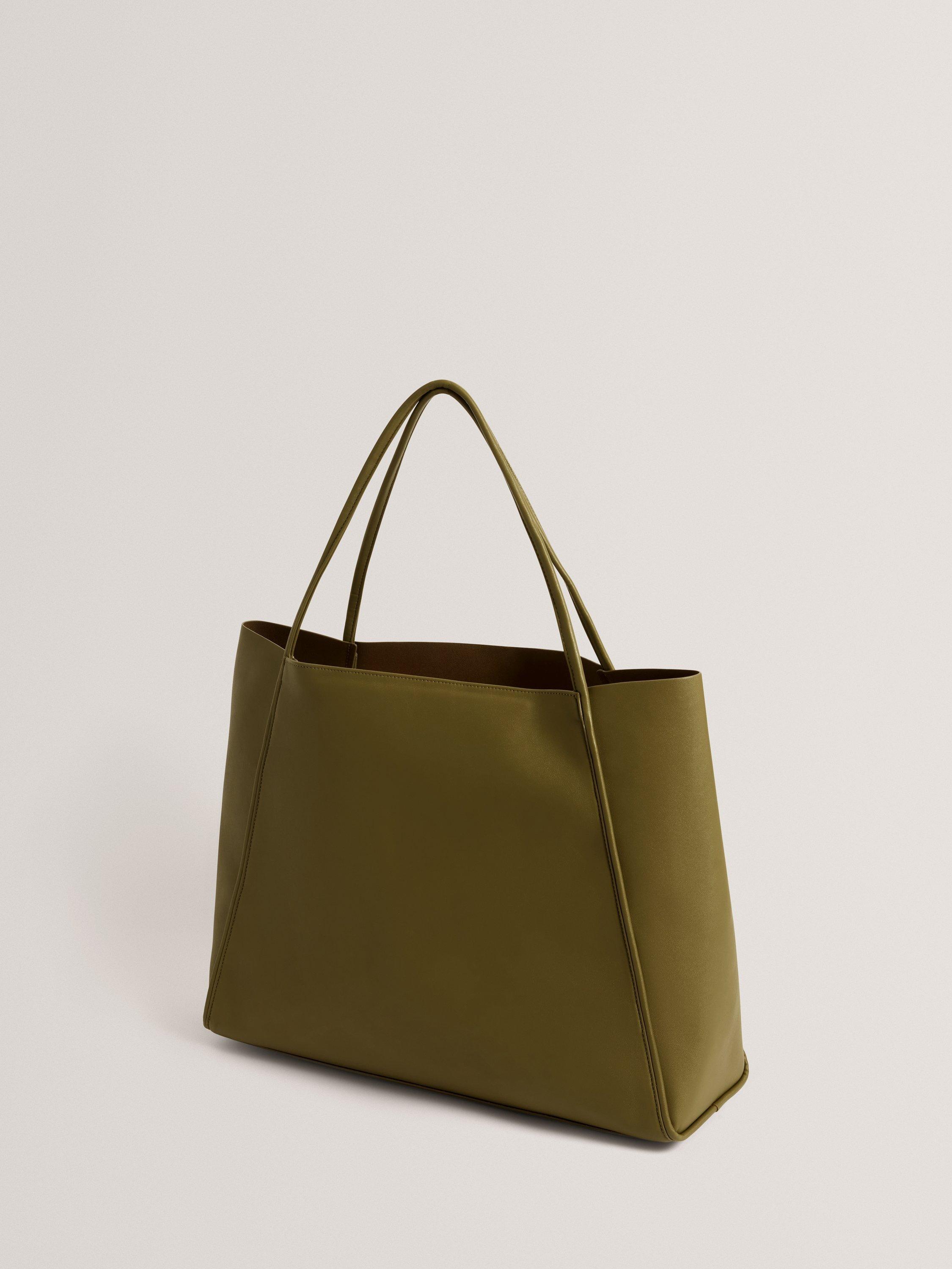 Product image 4 of 5, which shows Ted Baker Blaair Slouchy Tote Bag, Khaki