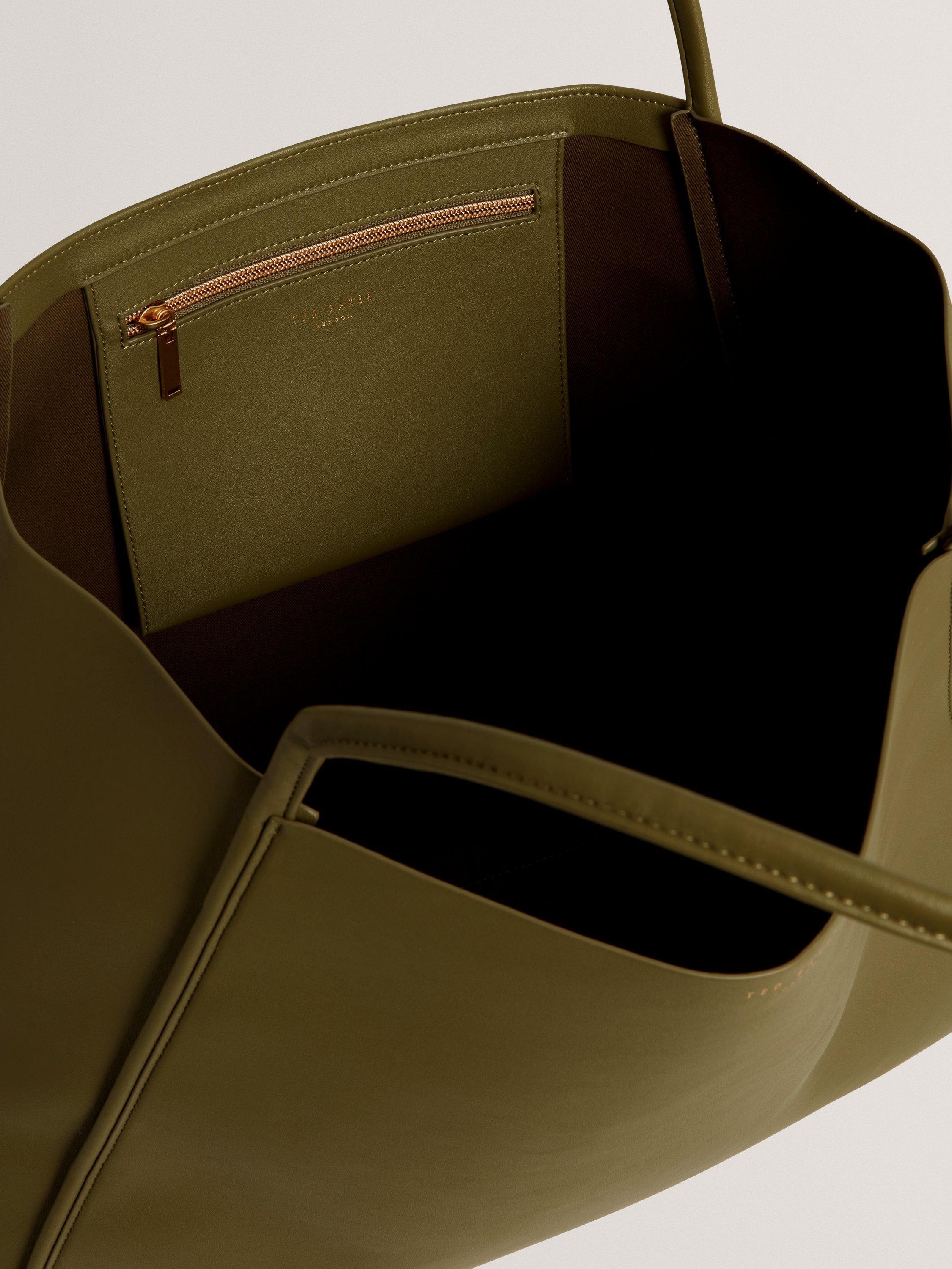 Product image 5 of 5, which shows Ted Baker Blaair Slouchy Tote Bag, Khaki
