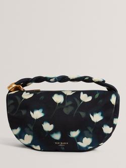 Ted Baker Isli Satin Hobo Grab Bag, Navy, Navy