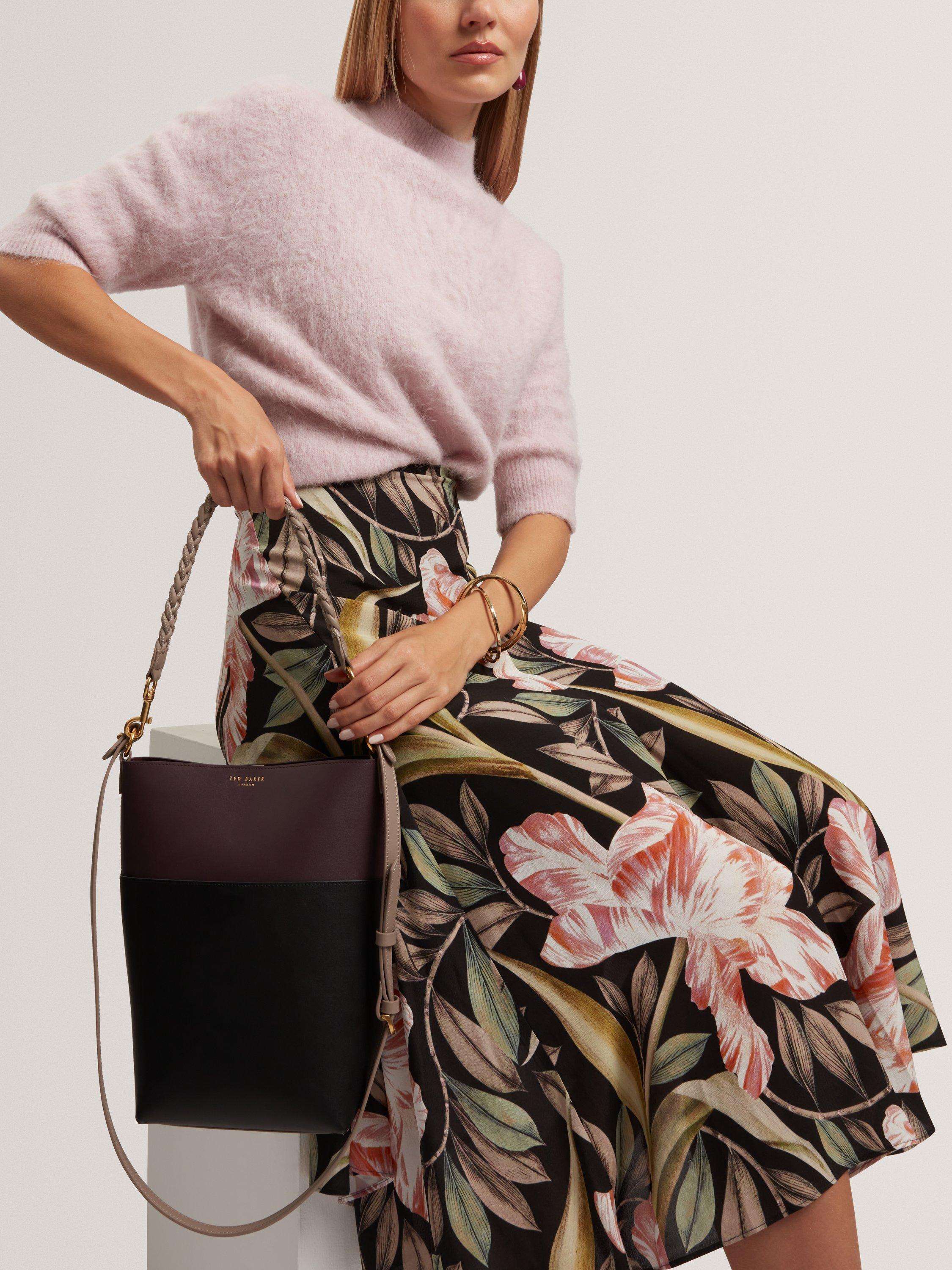 Product image 2 of 5, which shows Ted Baker Wilna Tote Bag, Wine