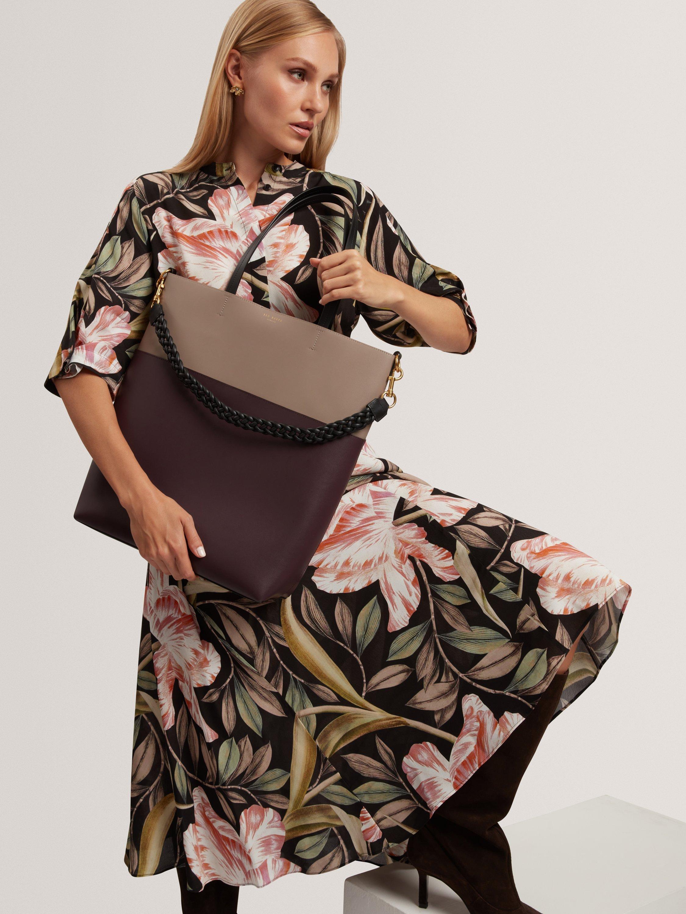 Product image 2 of 5, which shows Ted Baker Wynslow Tote Bag, Wine