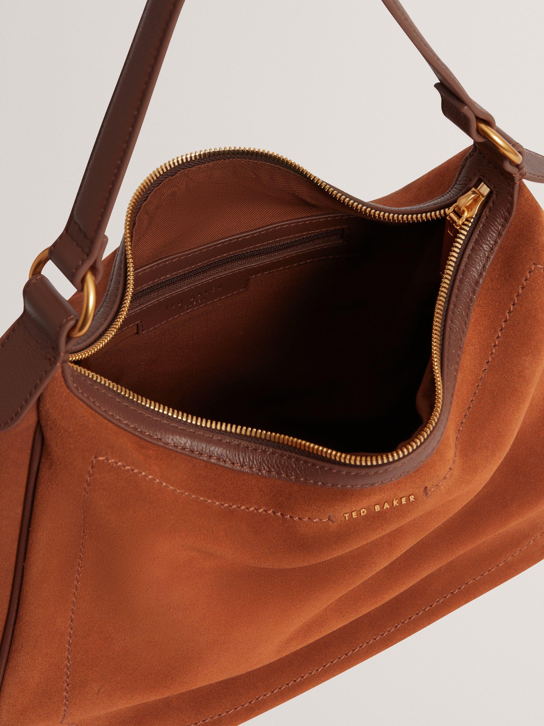 Product image 4 of 4, which shows Ted Baker Samiyra Hobo Bag, Brown