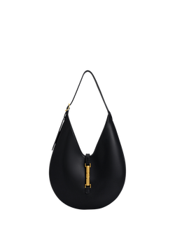 CHARLES & KEITH Cesia Hobo Bag, Black, Black