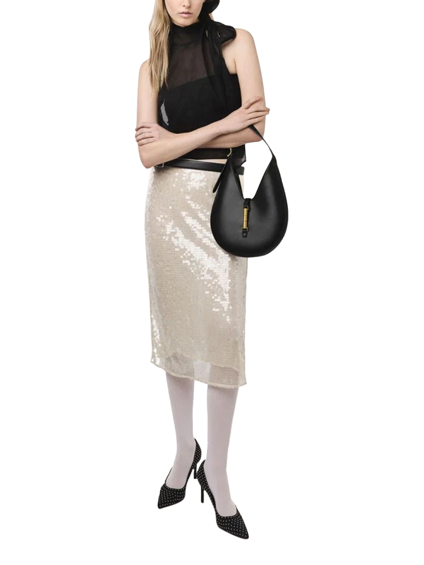 Product image 2 of 6, which shows CHARLES & KEITH Cesia Hobo Bag, Black