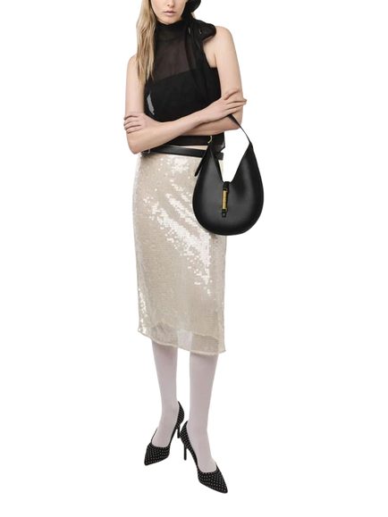 CHARLES & KEITH Cesia Hobo Bag, Black - view 2, Black