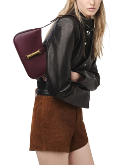 CHARLES & KEITH Cesia Shoulder Bag - view 2, Wineberry Red