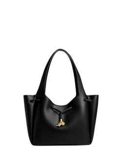 CHARLES & KEITH Mila Tote Bag, Black, Black