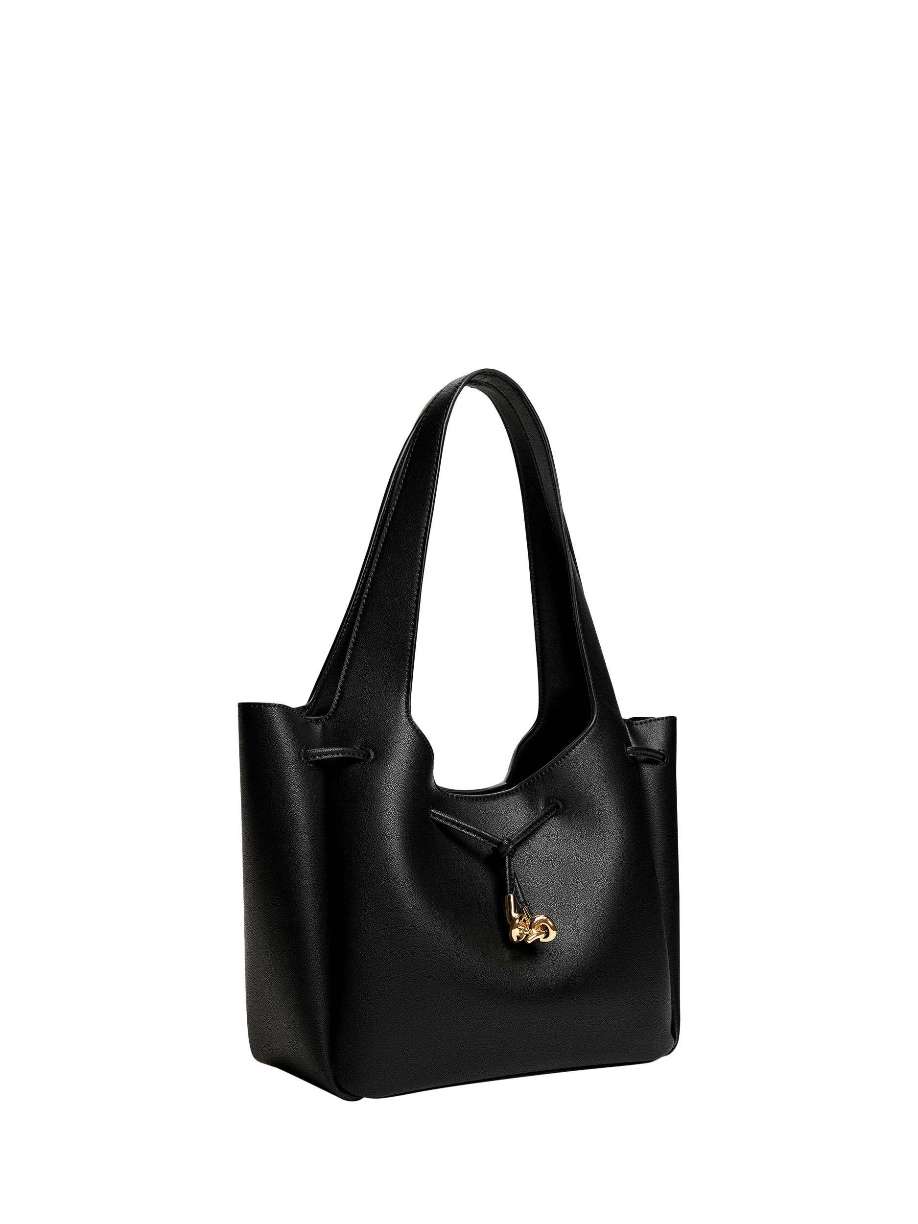 Product image 3 of 8, which shows CHARLES & KEITH Mila Tote Bag, Black