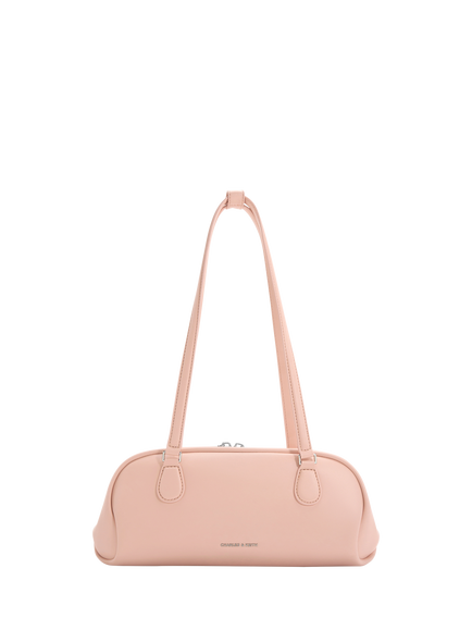 CHARLES & KEITH Nelly Shoulder Bag, Pink