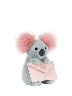 Jellycat Messenger Koala Soft Toy, Grey Mid