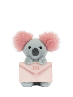 Jellycat Messenger Koala Soft Toy - view 2, Grey Mid